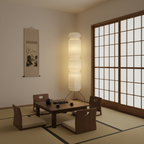 Akari UF4-L6 Floor Lamp 20.4″- 74″