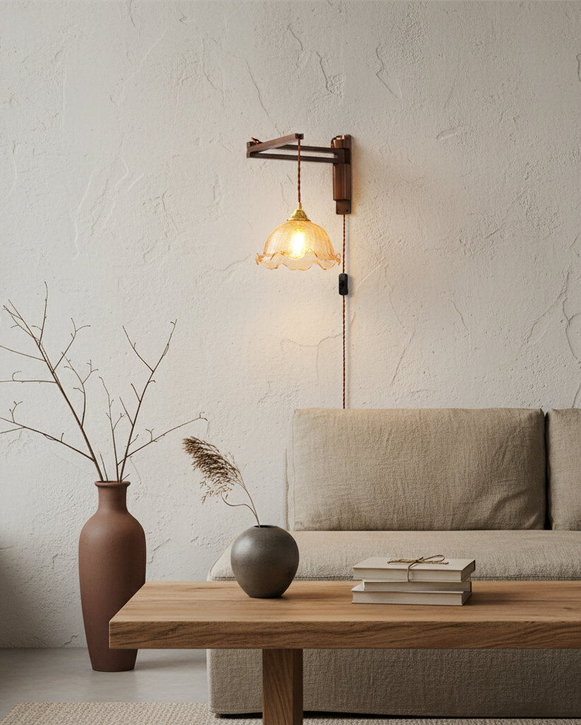 Vintage Maria Plug In Wall Lamp