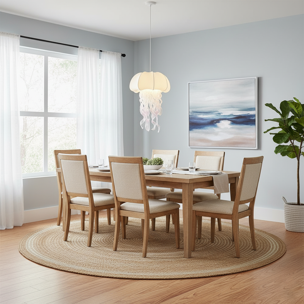 Jellyfish Fabric Pendant Lamp