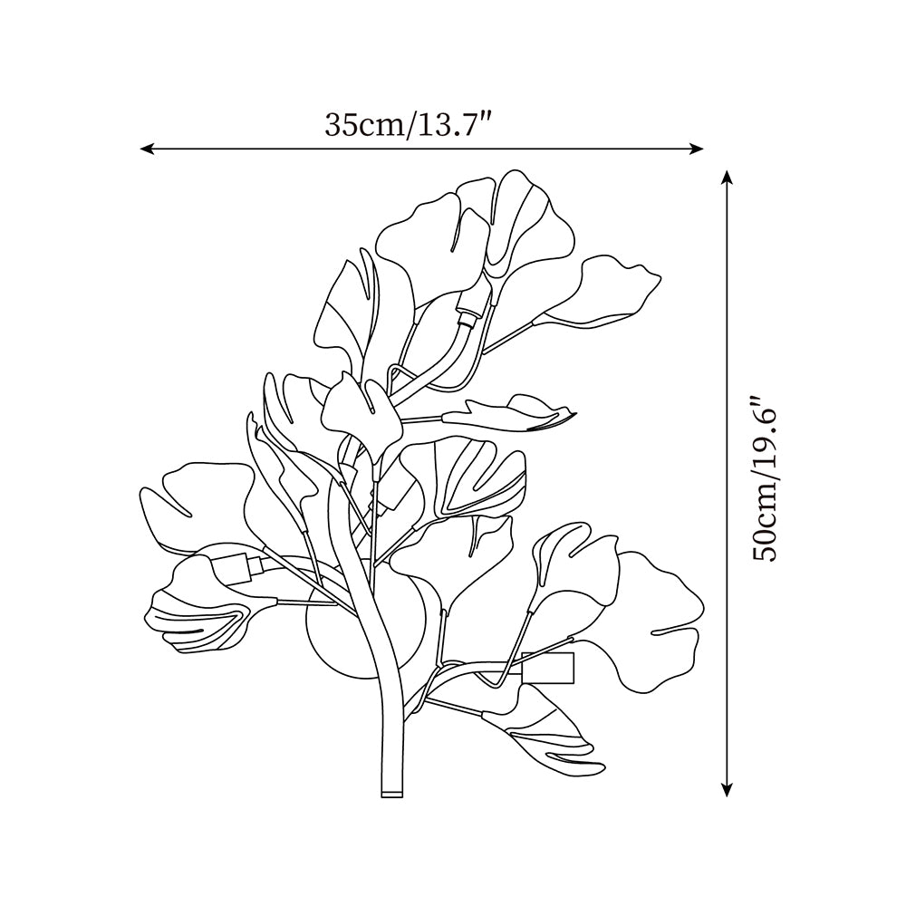 Ginkgo Neiman Plug In Wall Lamp