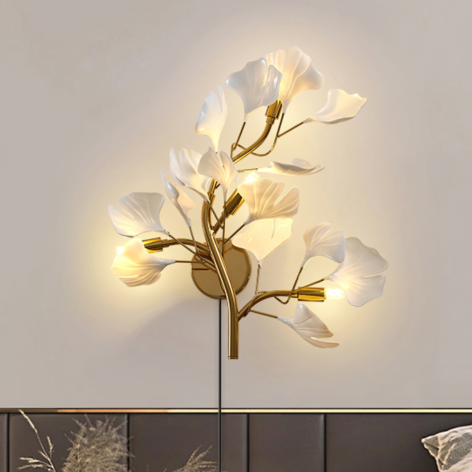 Ginkgo Neiman Plug In Wall Lamp