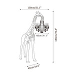 Giraffe Sculpture Floor Lamp