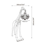 Giraffe Sculpture Floor Lamp
