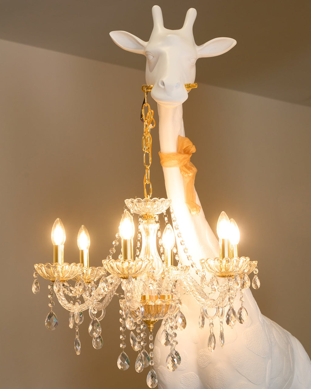 Giraffe Sculpture Floor Lamp