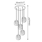 Glass Ripples Pendant Lamp