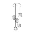 Glass Ripples Pendant Lamp