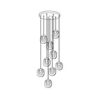 Glass Ripples Pendant Lamp