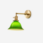 Green Bell Wall Lamp