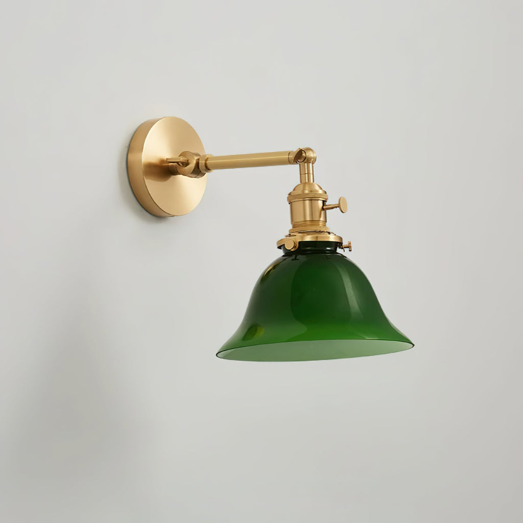 Green Bell Wall Lamp