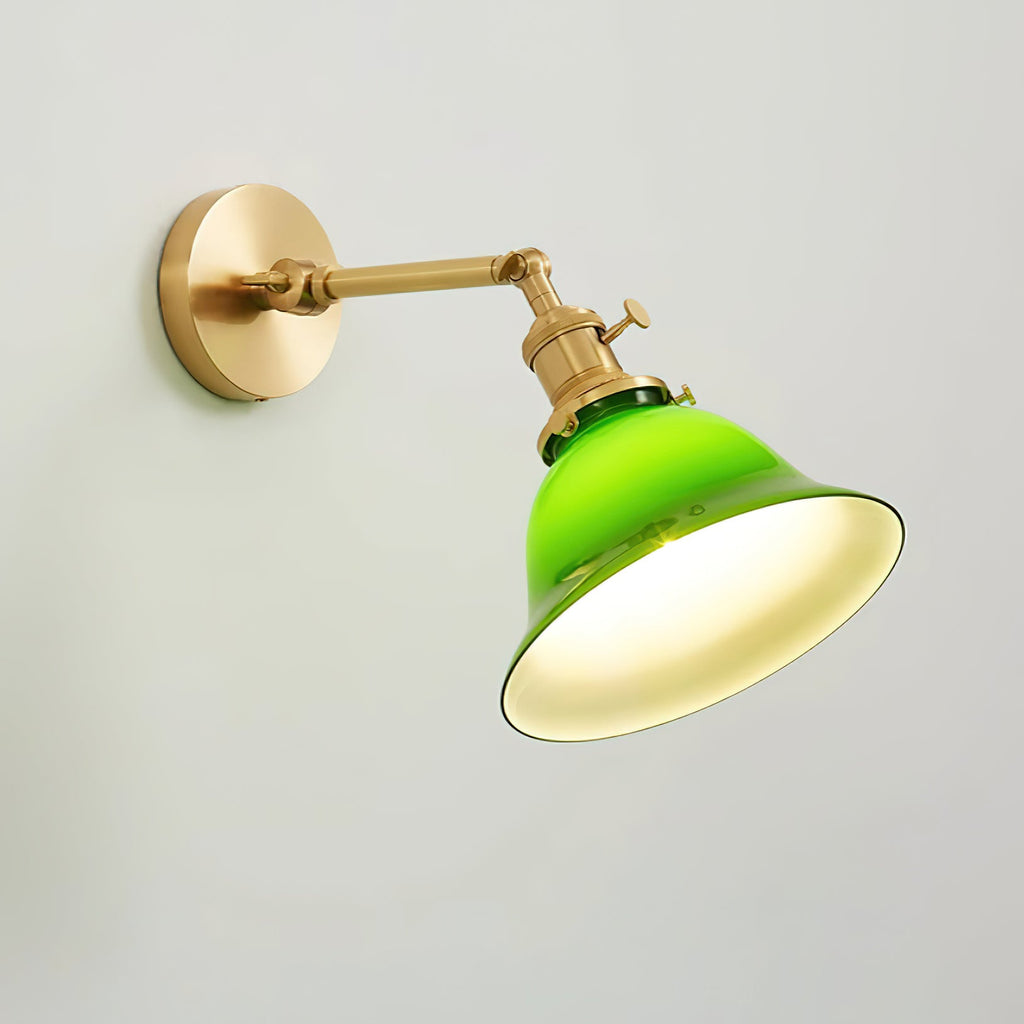 Green Bell Wall Lamp