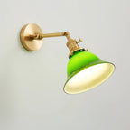 Green Bell Wall Lamp