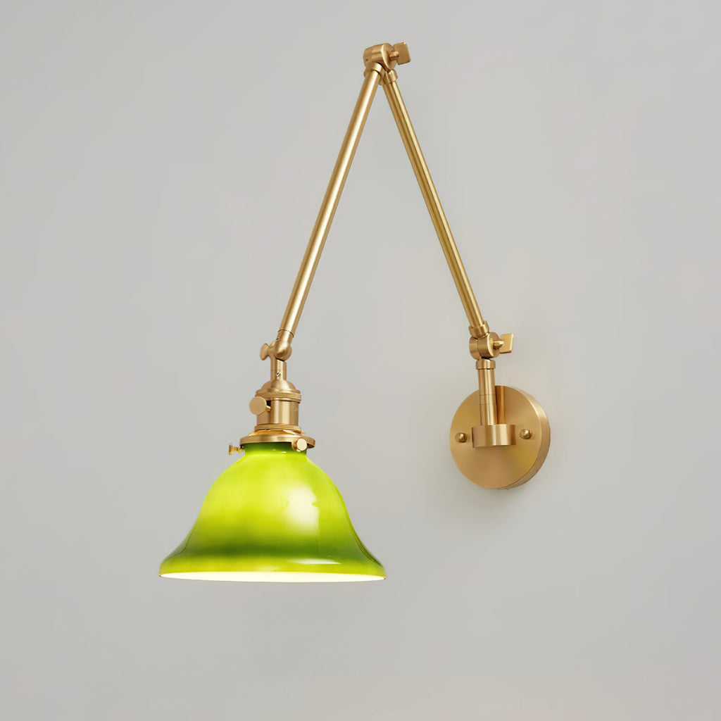 Green Bell Wall Lamp