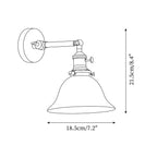 Green Bell Wall Lamp