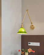 Green Bell Wall Lamp