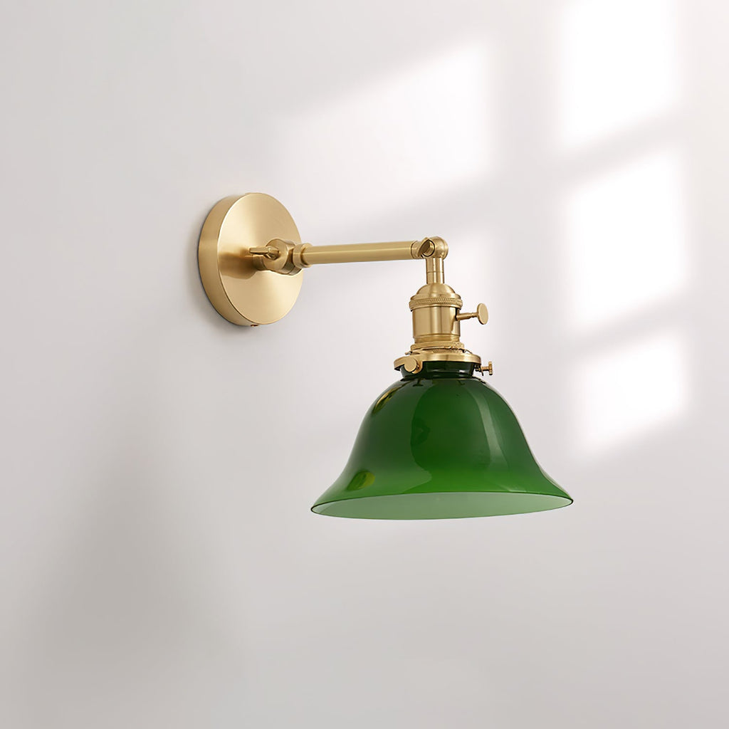Green Bell Wall Lamp