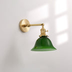 Green Bell Wall Lamp