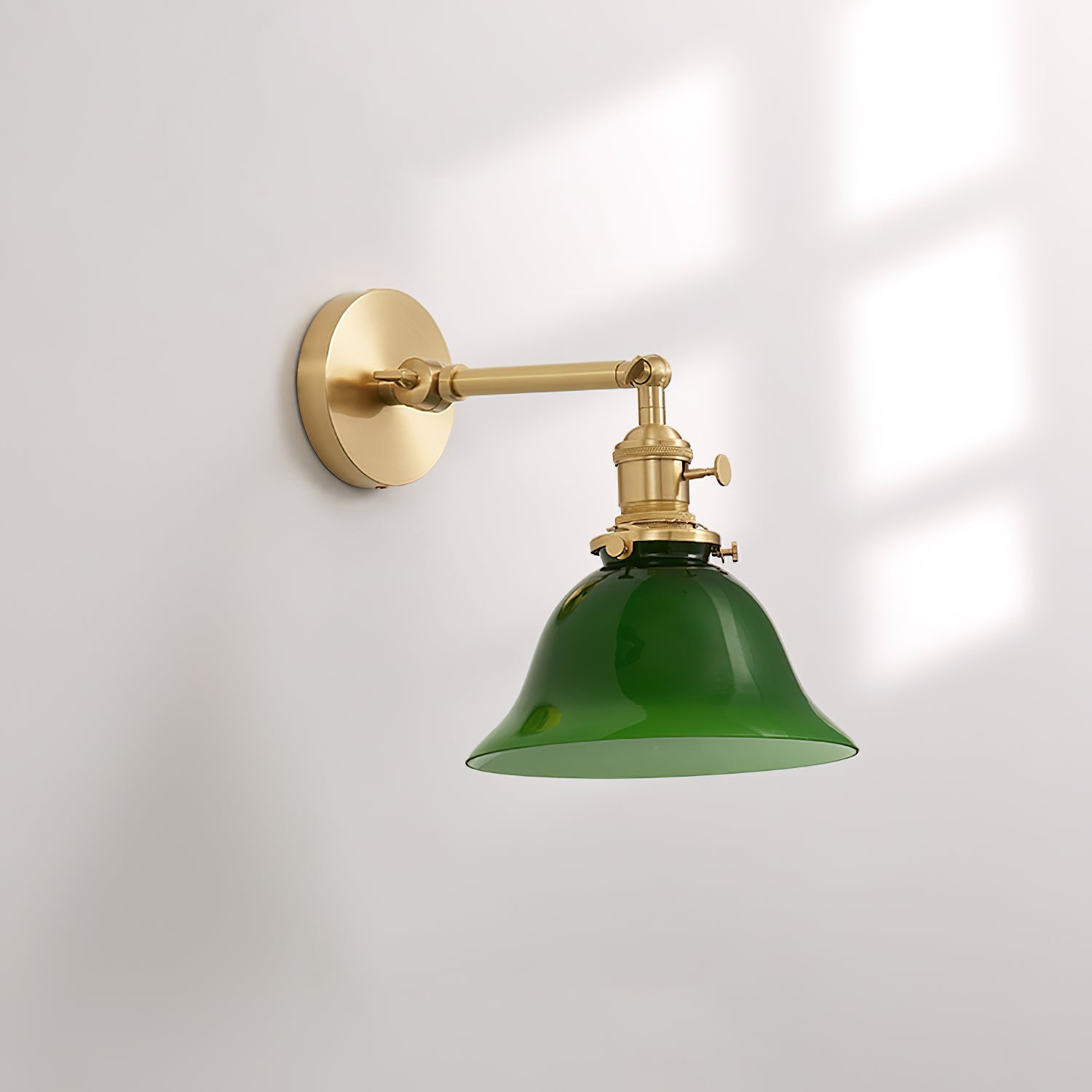 Green Bell Wall Lamp