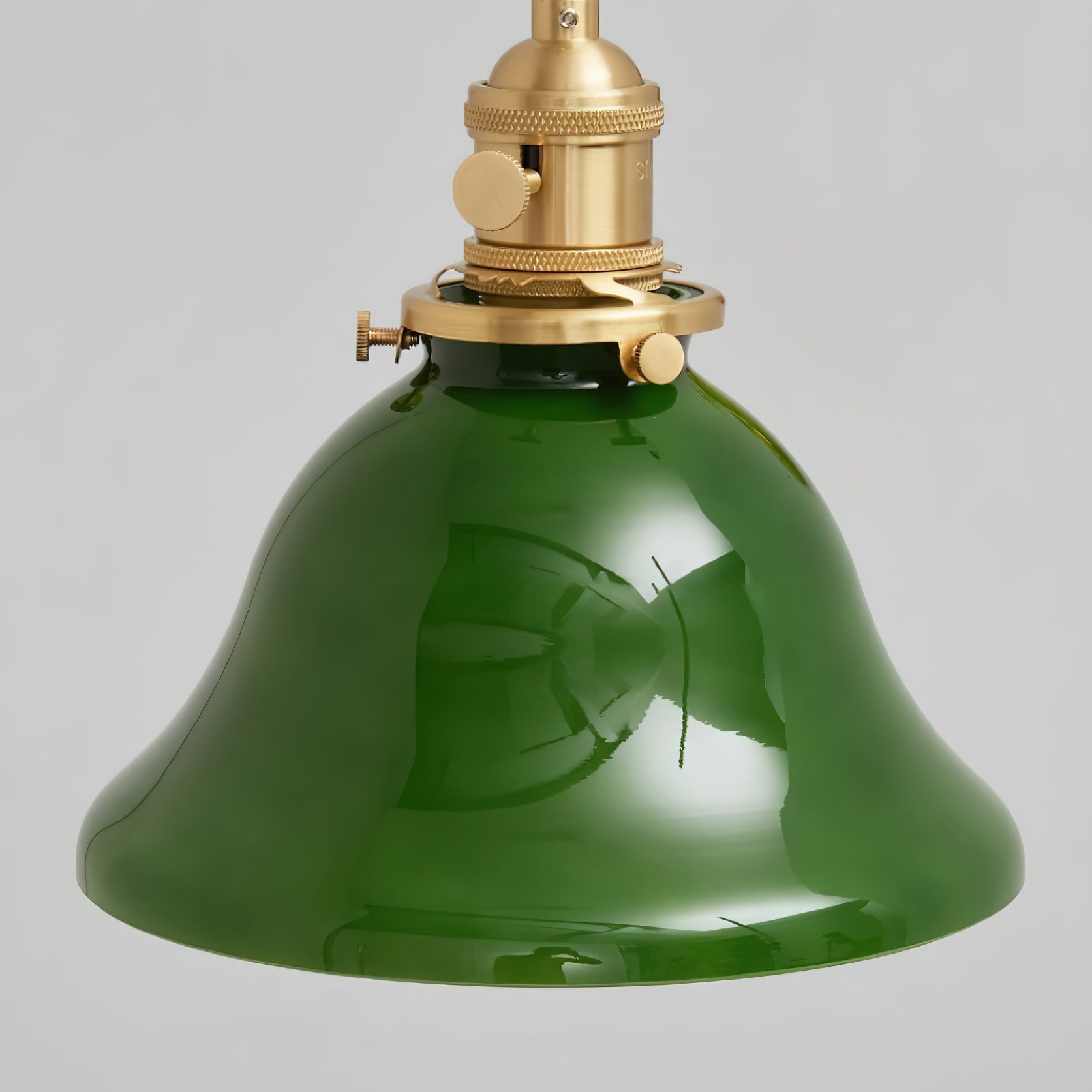 Green Bell Wall Lamp
