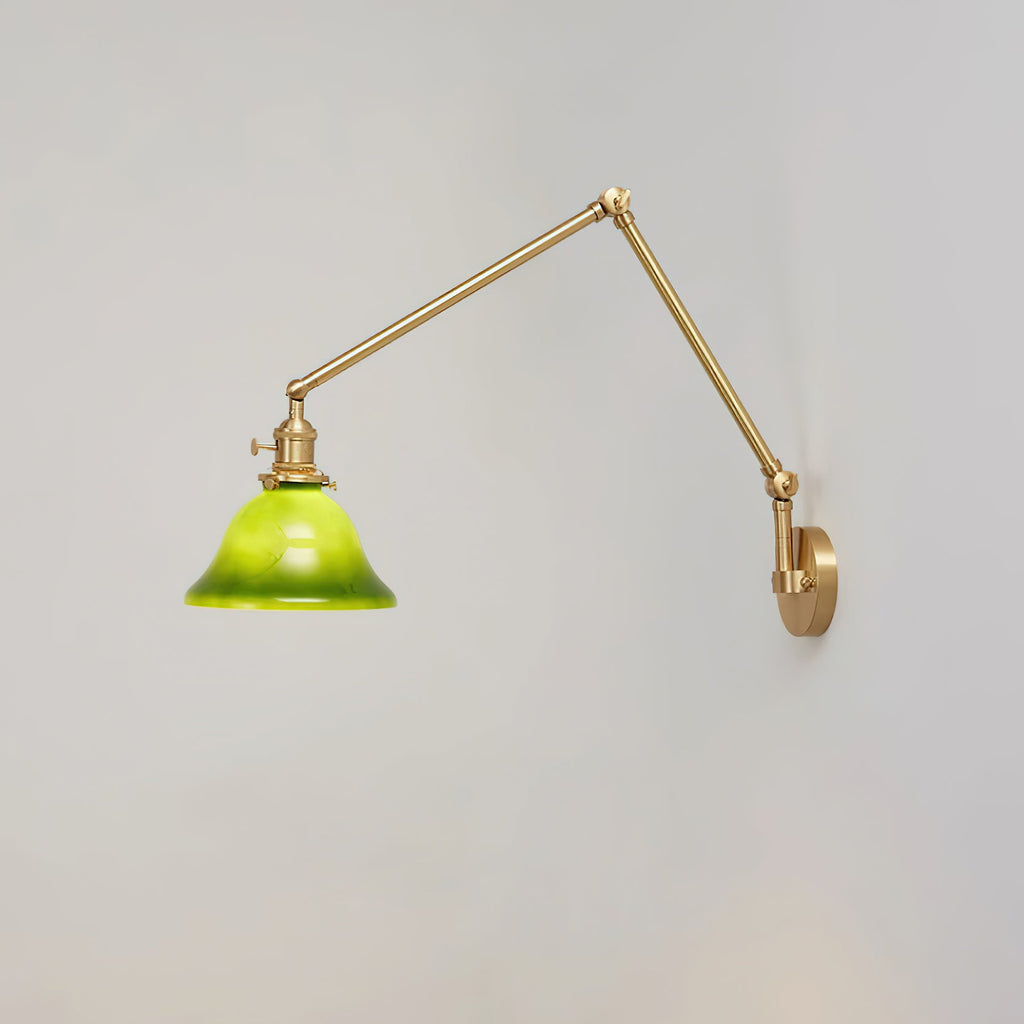 Green Bell Wall Lamp