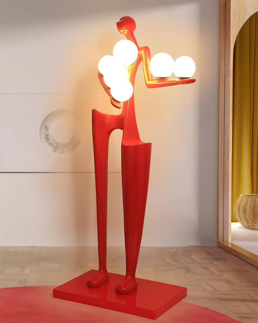 Greeter Sculpture Floor Lamp