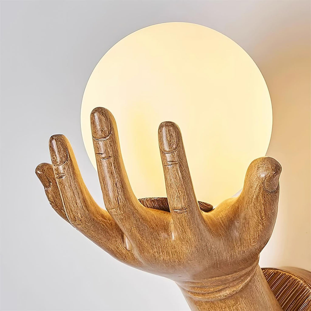 Hand of Victory Wall Lamp