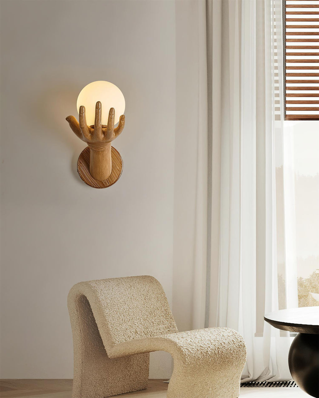 Hand of Victory Wall Lamp
