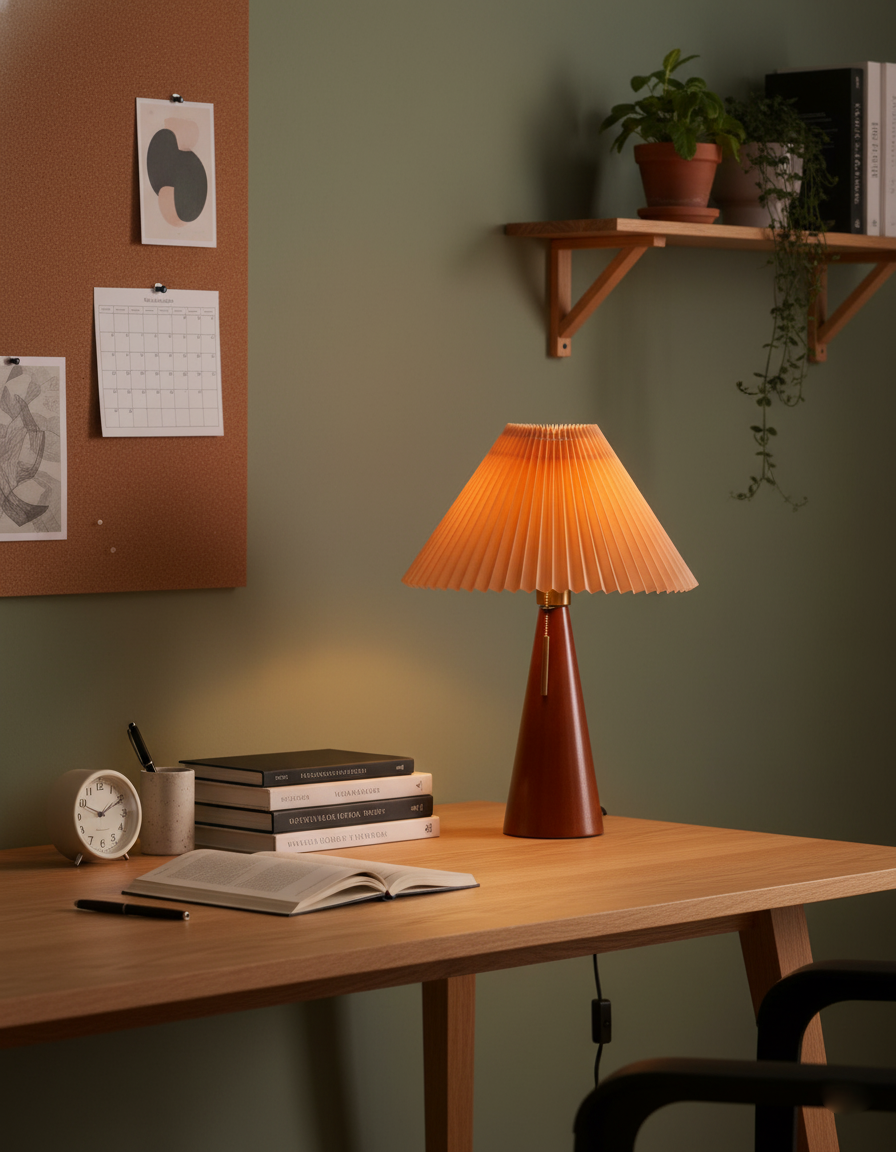 Hokie Wood Table Lamp