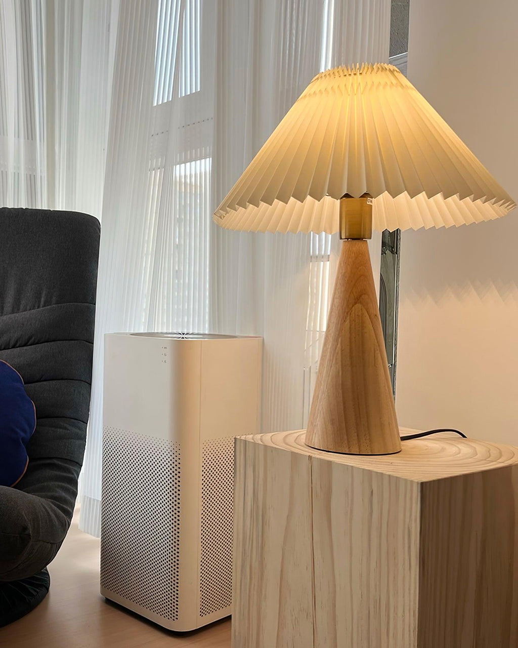 Hokie Wood Table Lamp