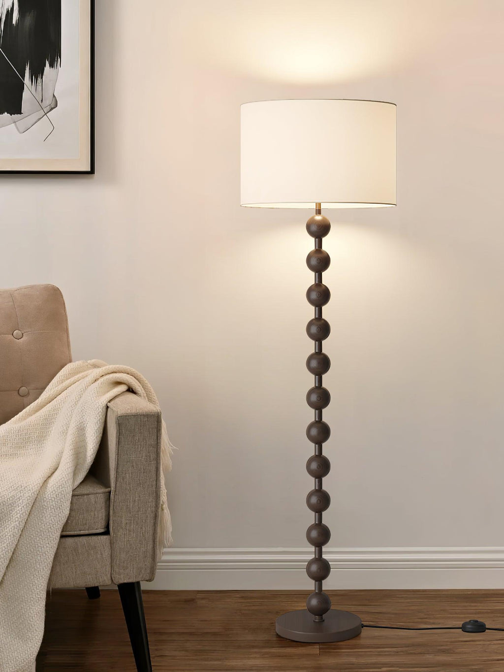Hugo Barbell Floor Lamp