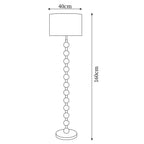 Hugo Barbell Floor Lamp