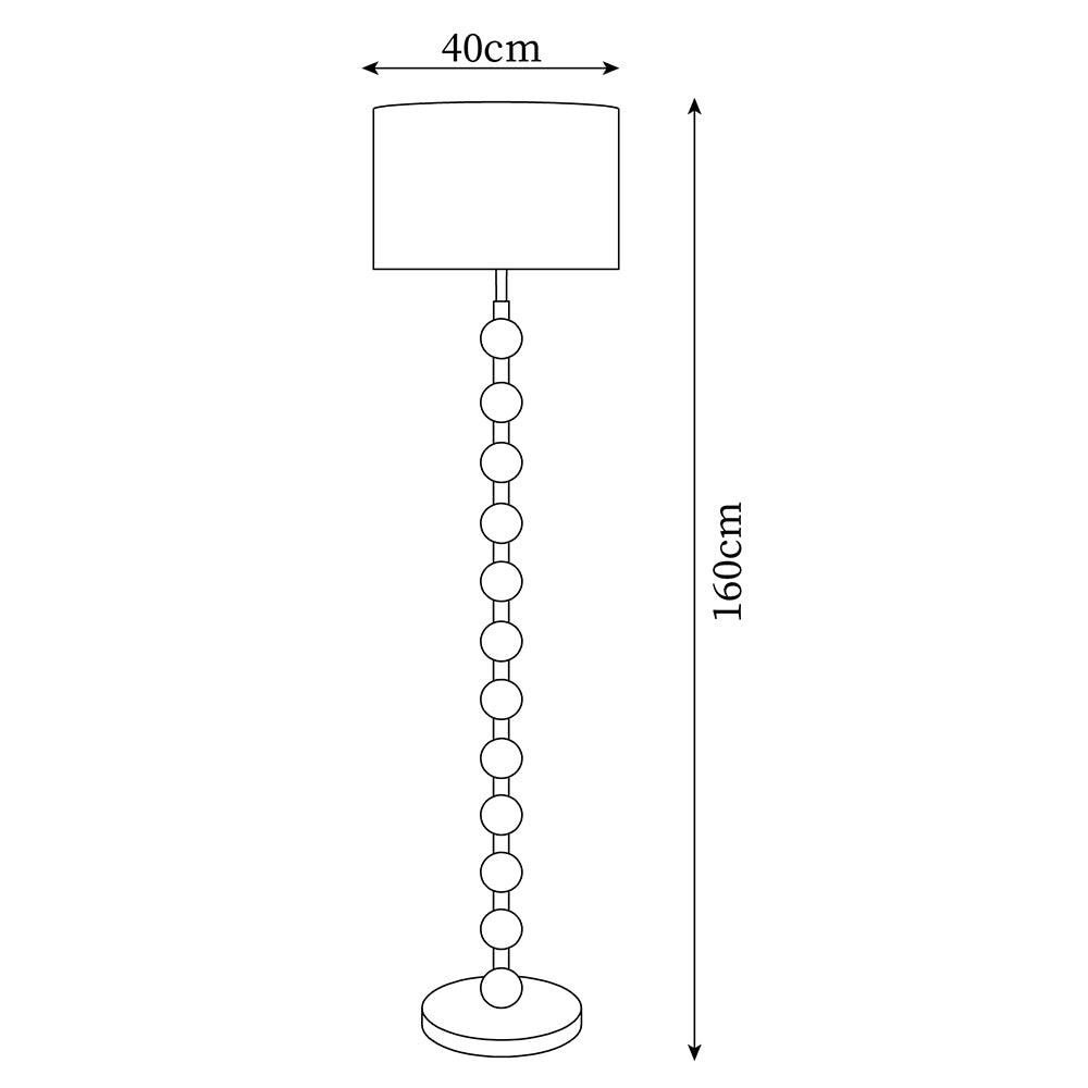 Hugo Barbell Floor Lamp