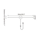 Kady Linear Disc Plug In Wall Lamp