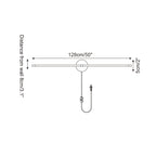 Kady Linear Disc Plug In Wall Lamp