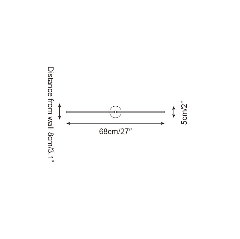 Kady Linear Disc Wall Lamp