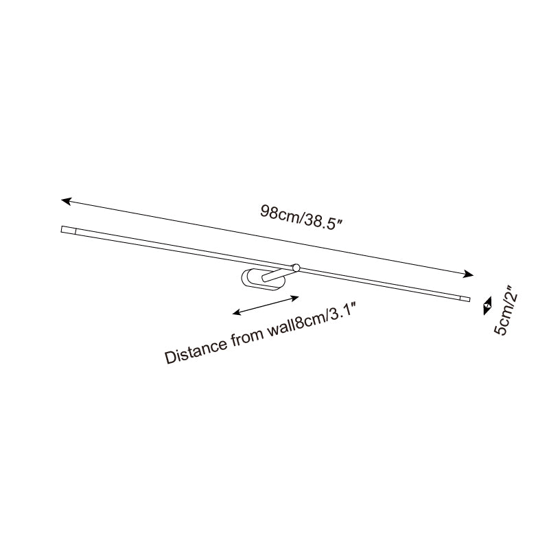 Kady Linear Rechargeable Version Wall Lamp