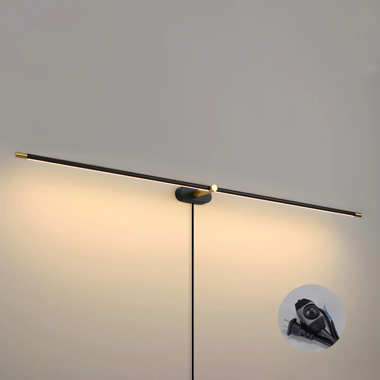 Kady Linear Plug In Wall Lamp