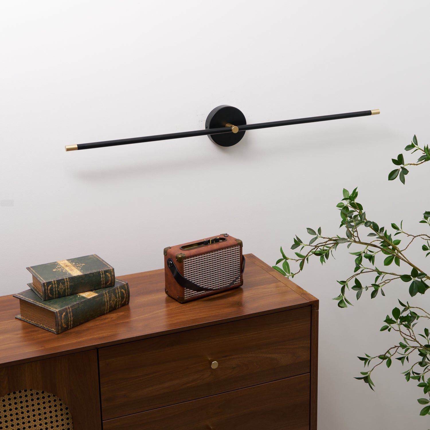 Kady Linear Disc Plug In Wall Lamp