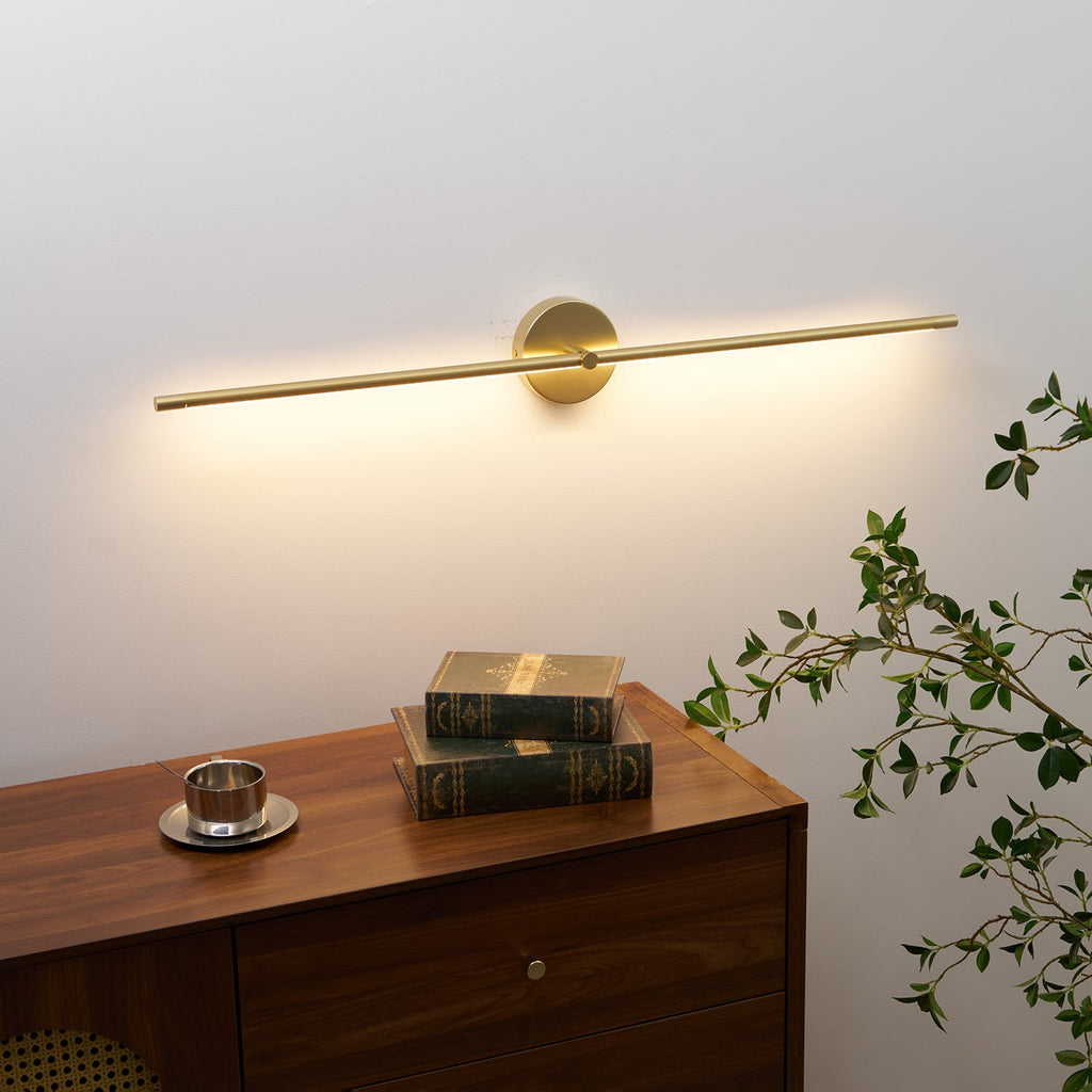 Kady Linear Disc Plug In Wall Lamp