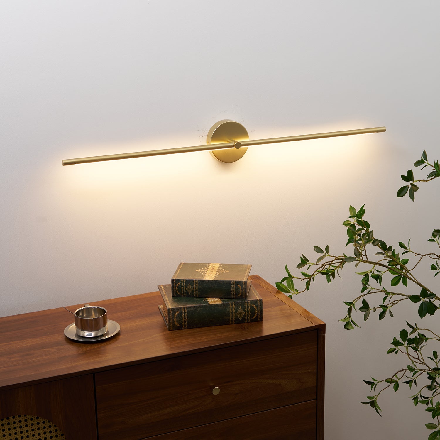 Kady Linear Disc Plug In Wall Lamp
