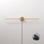 Kady Linear Disc Plug In Wall Lamp