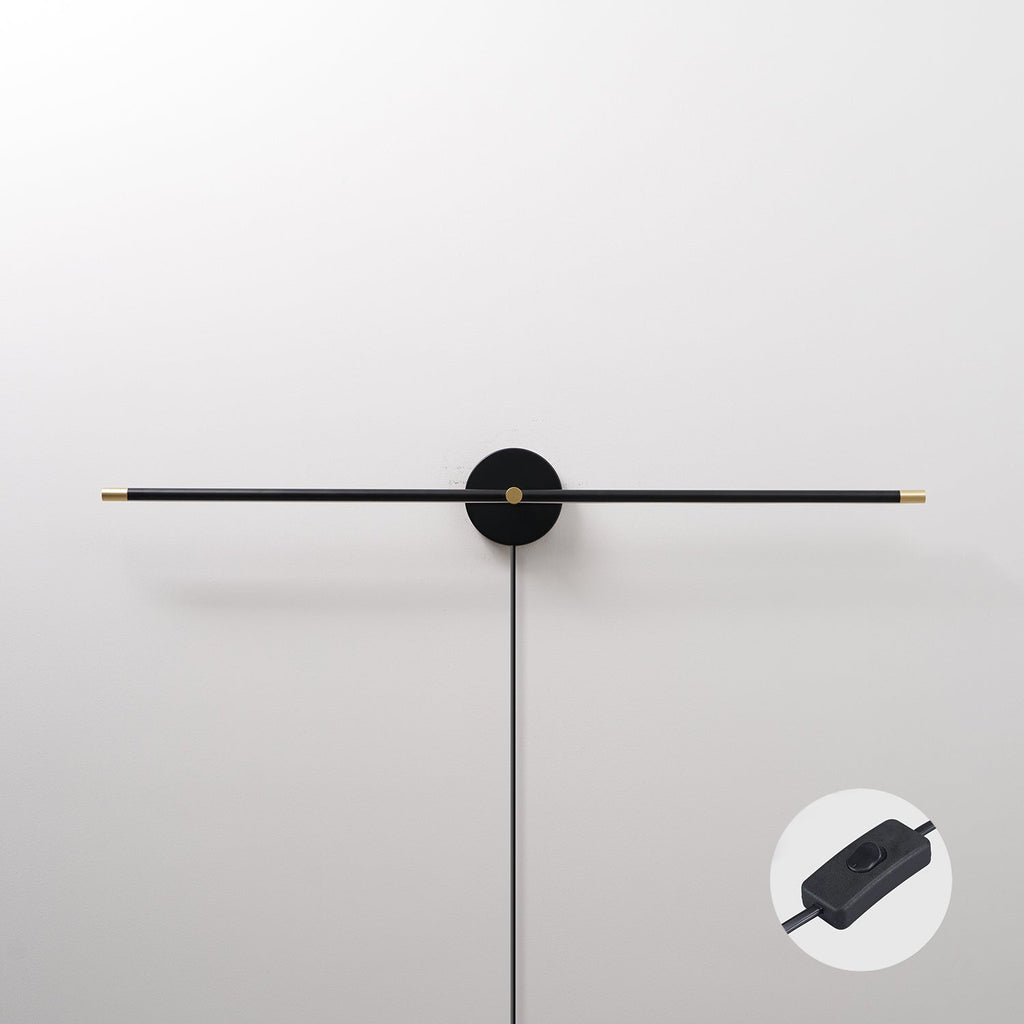 Kady Linear Disc Plug In Wall Lamp
