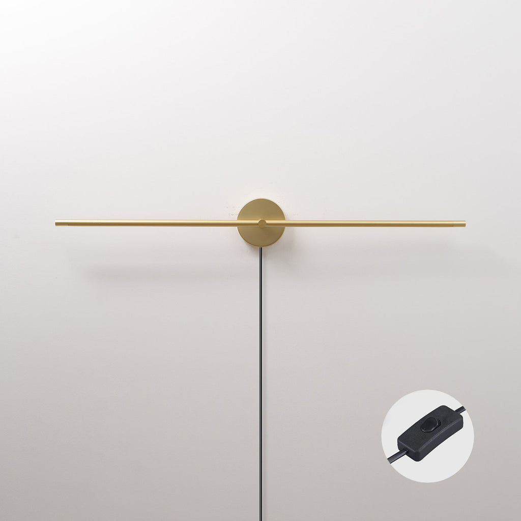 Kady Linear Disc Plug In Wall Lamp