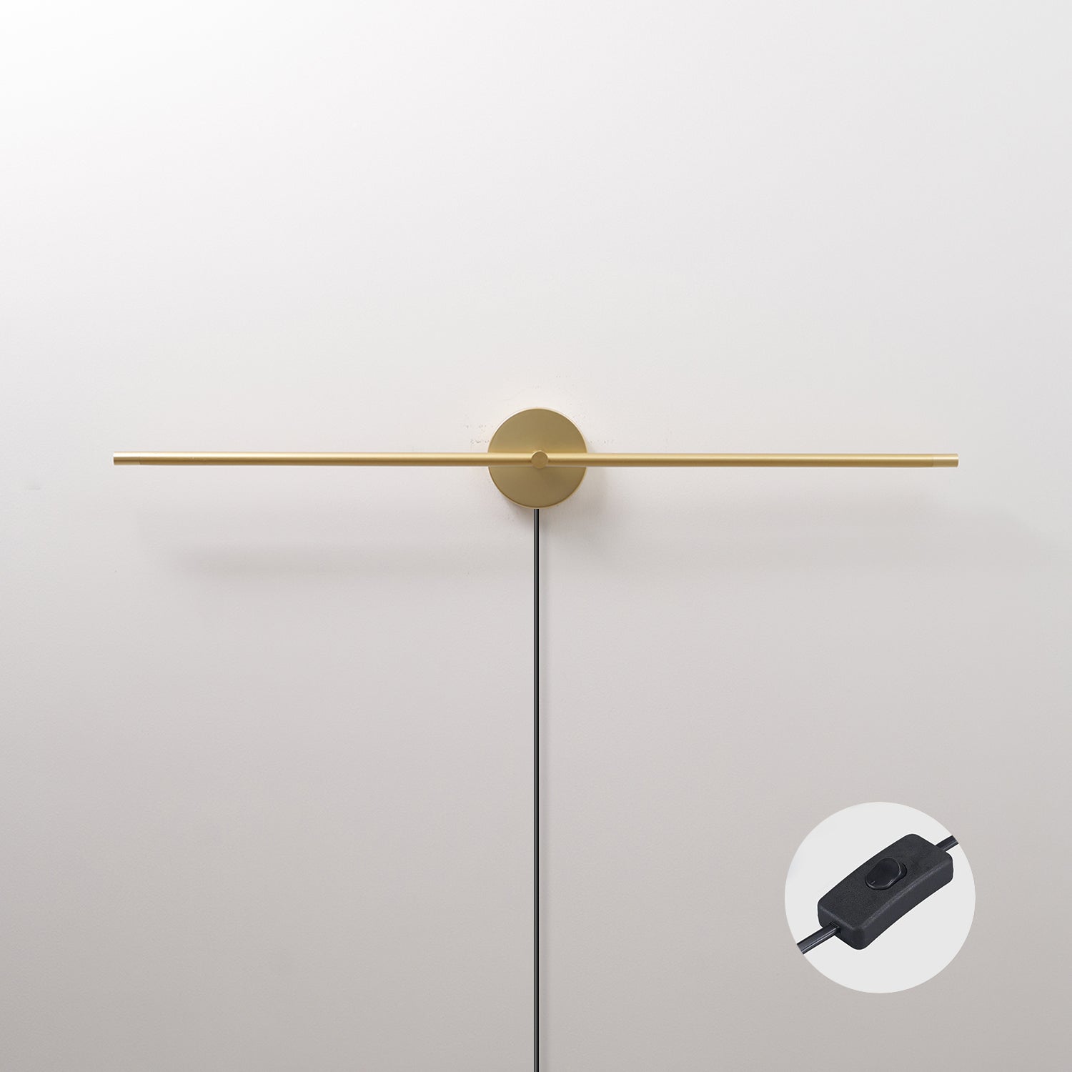 Kady Linear Disc Plug In Wall Lamp