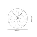 Kiera Travertine Clock Wall Lamp