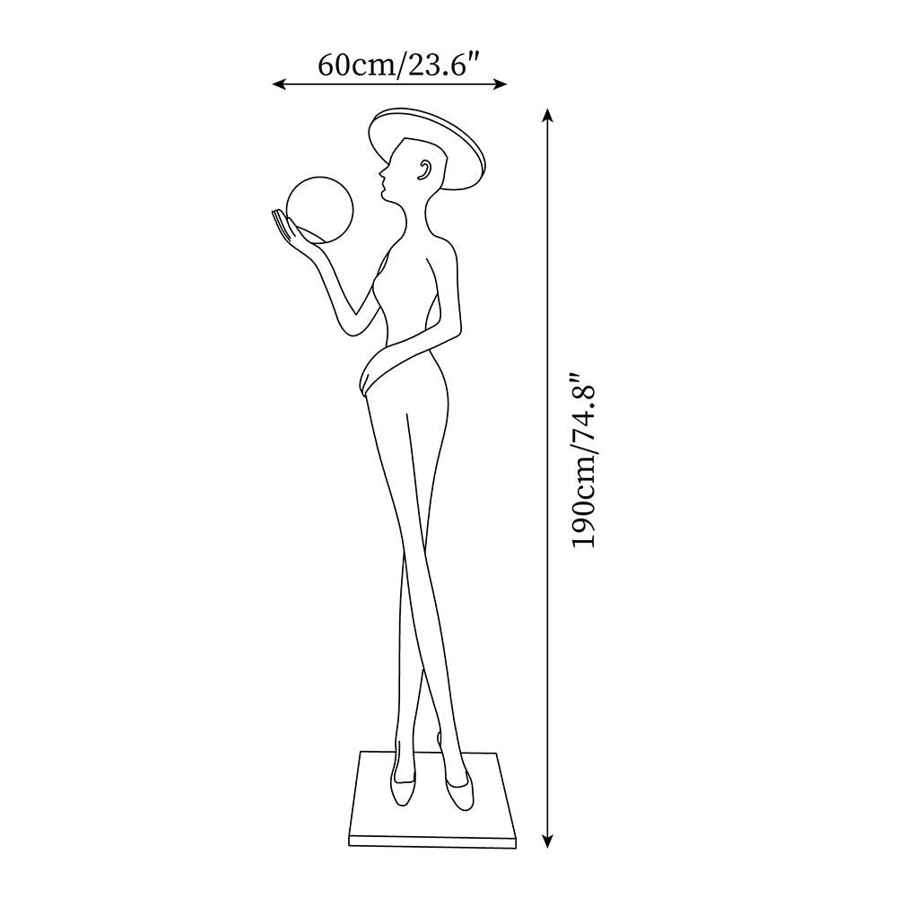 Lexa Sculpture Floor Lamp