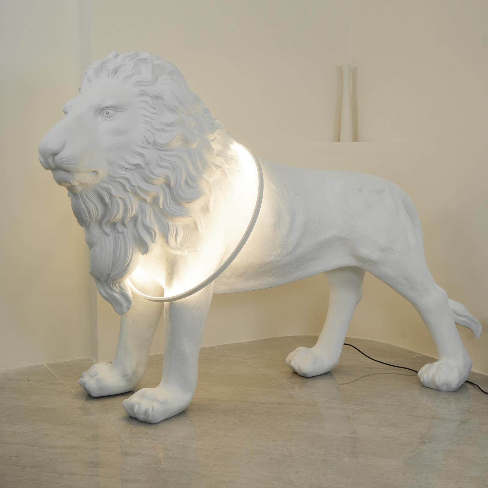 Lion Floor Lamp