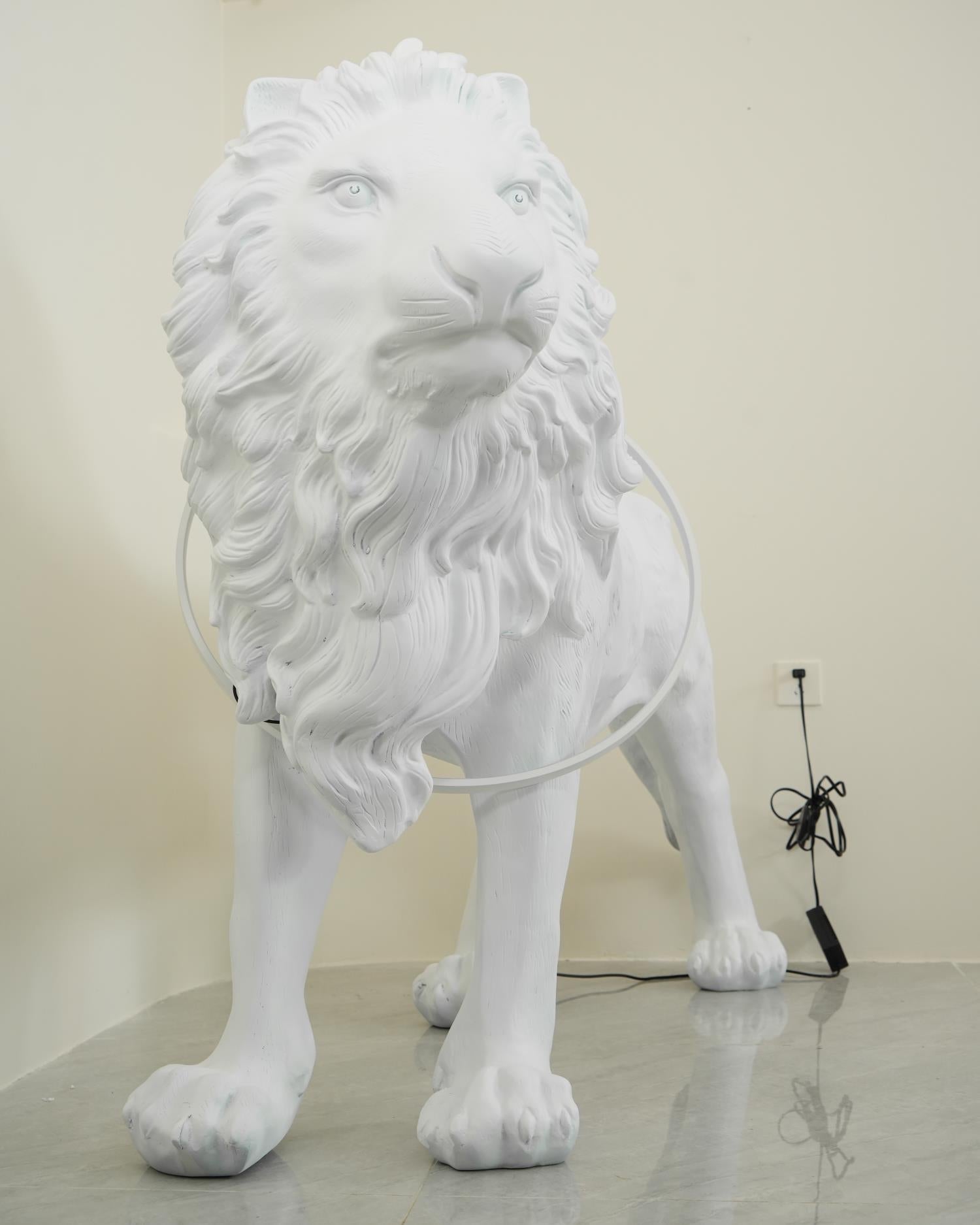 Lion Floor Lamp