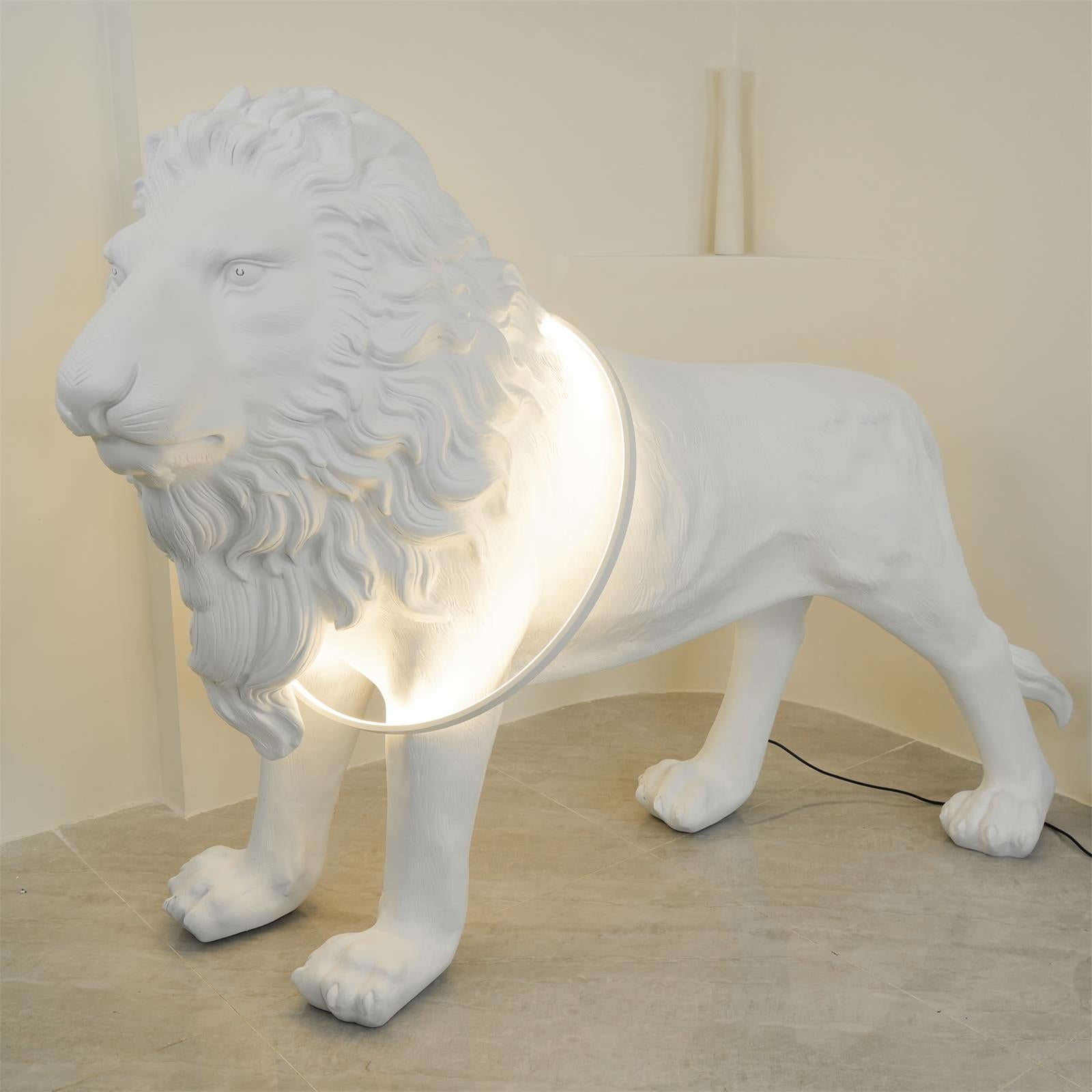 Lion Floor Lamp