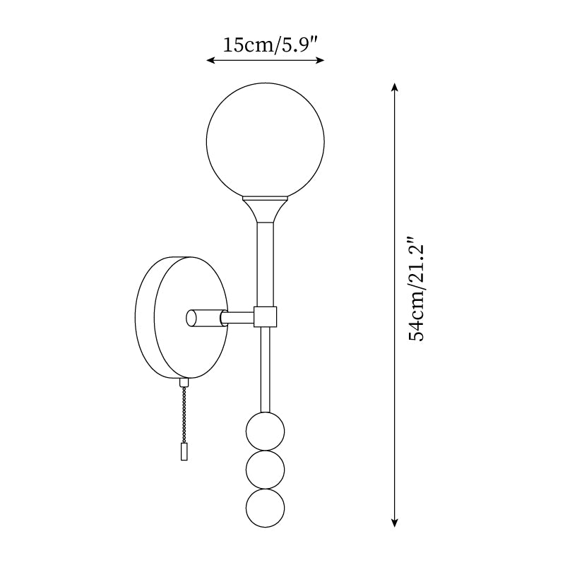Lolli Plug In Wall Lamp