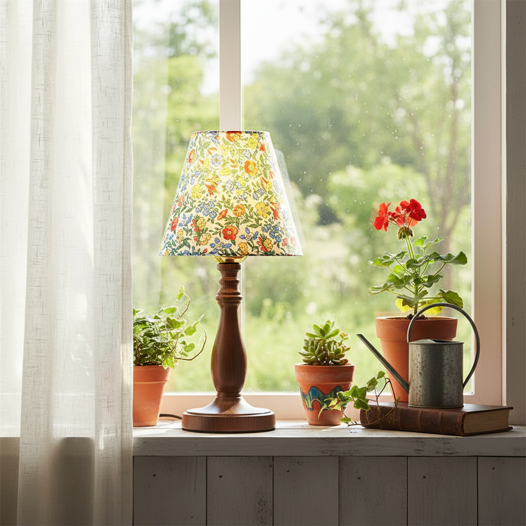Lottie Floral Table Lamp